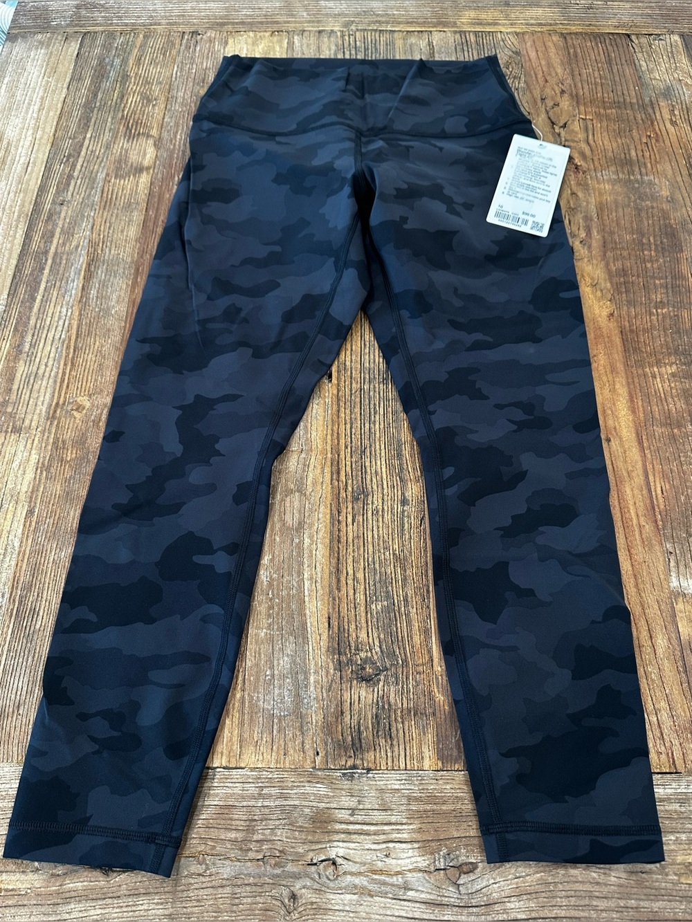 lululemon athletica Black & Charcoal Camo Leggings